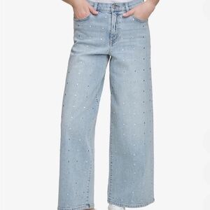 DKNY Women's Light Blue Flare Jeans